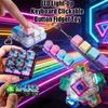 Klikbaar Toetsenbord Sleutelhanger LED Lampje - Stress Angst Verlichting Fidget Speelgoed, Draagbaar Bureau Accessoire voor Kantoor Decoratie Cadeau