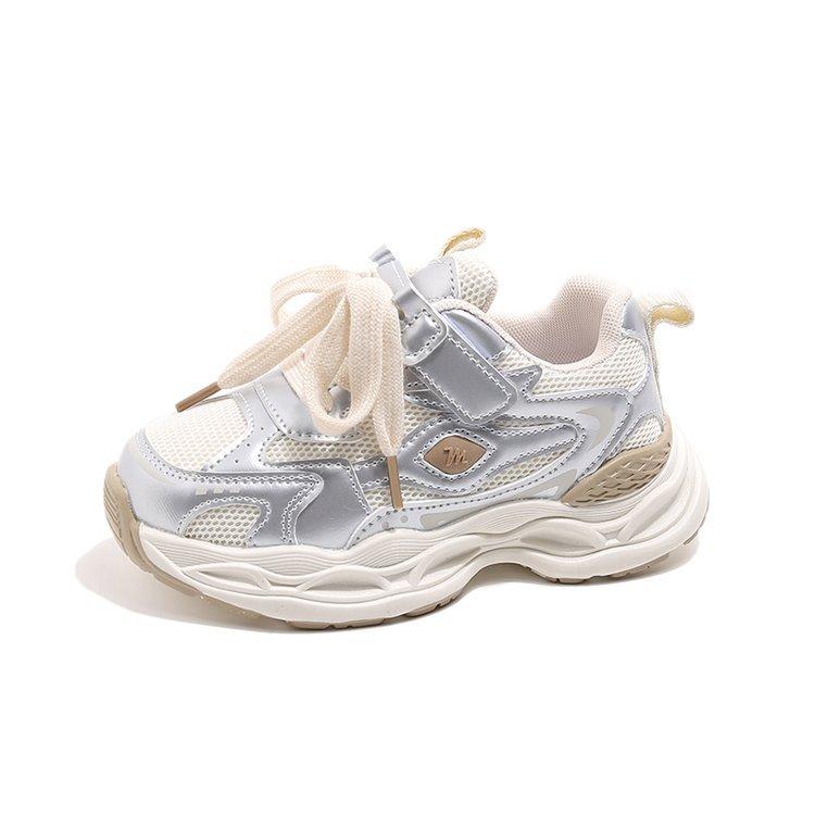 

Girls shoes 2025 spring and autumn new children s sports shoes lightweight boys dad shoes baby running shoes breathable spring 37