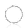 LUNNE Silver 925 Curb Chain Bracelet #LSB10