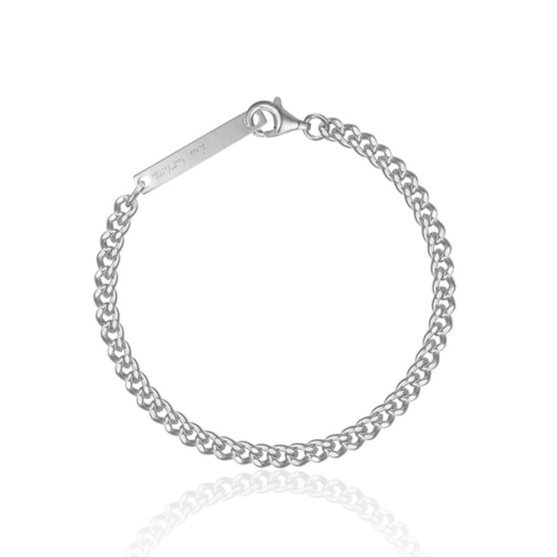 LUNNE Silver 925 Curb Chain Bracelet #LSB10
