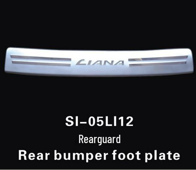 Liana Modification Kit: Outer Handle Sticker, Rearview Mirror Cover, Rear Guard Plate, Fuel Tank Cap Strip.
