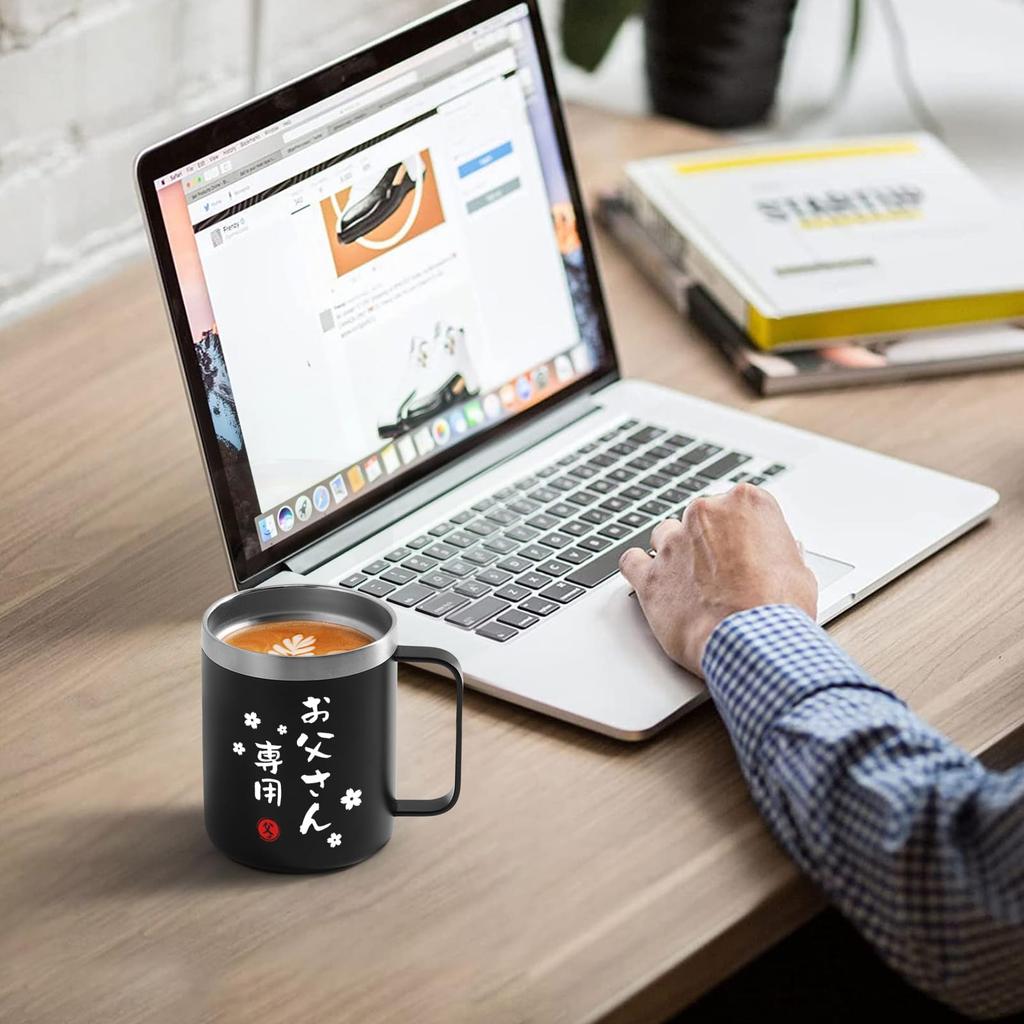 Livole Day Birthday Gift for Respect for the Aged Day Vacuum Insulated Mug with Keeps Drinks Hot or Stainless Steel Coffee Vacuum Insulated Perfect