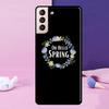 Hello Spring Flowers Phone Case For Samsung Galaxy S25 Ultra S24 S23 Ultra S9 S10 S20 S21 S22 Plus S24 FE Cover