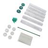 6PCS Plastic Moss Poles for Monstera Small Medium Climbing Plants 10 Inch Stackable Plant Support