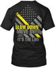 Slow Down Move Over - Its The Law Tee T-Shirt Made In the USA Size S To 5XL