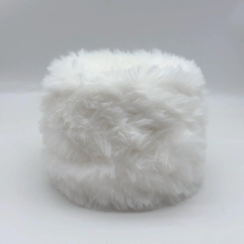 

Faux Fur Chunky Yarn for Hand Knitting Fluffy Soft Warm Crochet Line To Knit Scarf Hat Long Plush Threads Family/friends Gifts