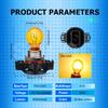 SOFOC PSY24W Car Halogen DRL Turn Signal Lamp Fog Lamp 24W Amber Yellow 3000K Ultra Bright 2pcs