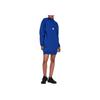 adidas Half-Zip Sweater Dress Semi Lucid Blue Women's Lifestyle Dress HM2894