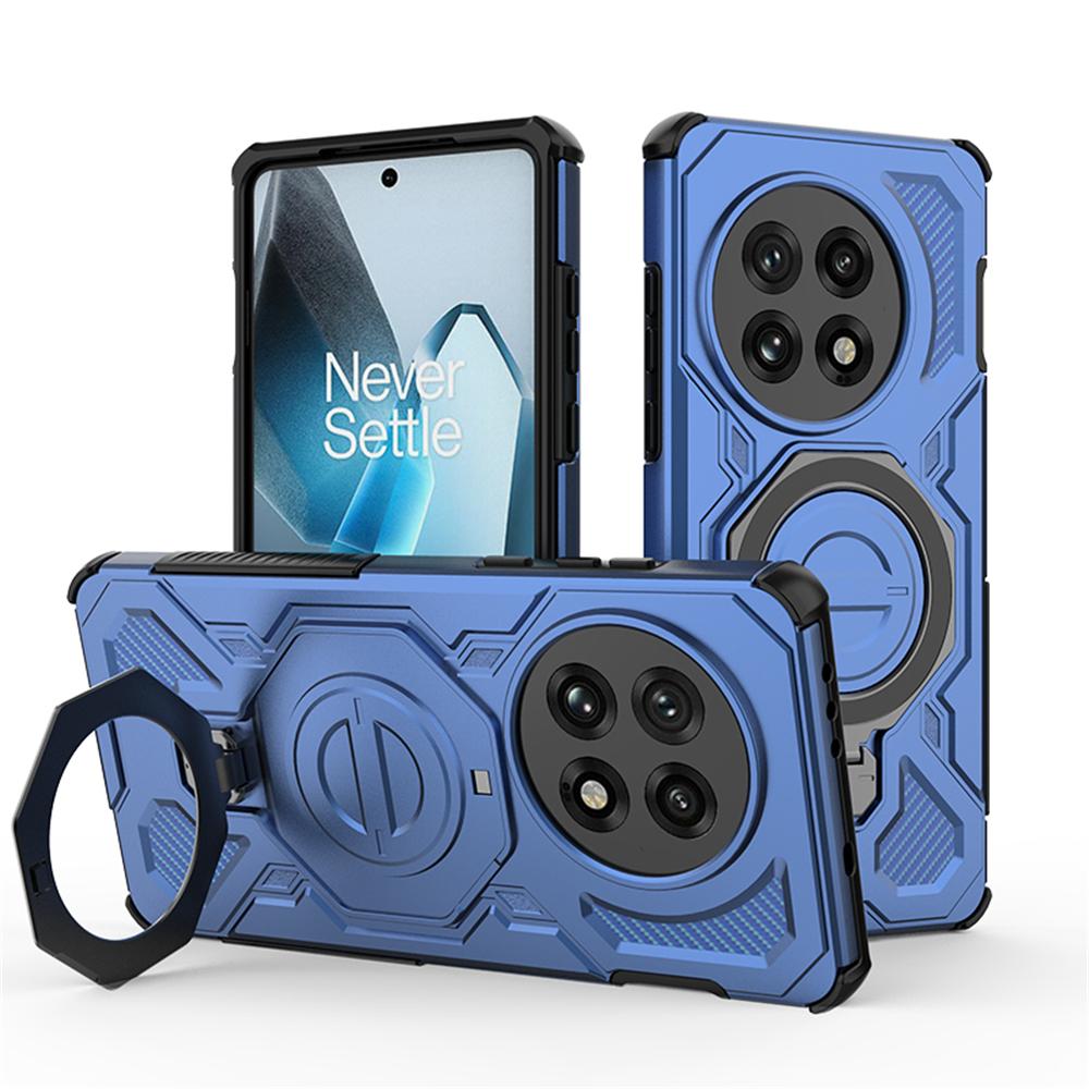 

Shockproof Armor Case For Magsafe Oneplus 13 13R 13S 13T Magnetic Airbag Protective Rotatable Anti-Drop Kickstand Cover OnePlus 13