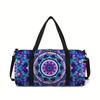 Cat And Sunflower Outdoor Travel Bag Luggage Storage Bag Large Capacity Travel Bag Clothing Storage Bag