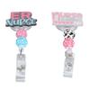 Nurse Badge Reel Holder Retractable Hand Painting Beaded Nursing Student Badge Reel Clip for Nursing