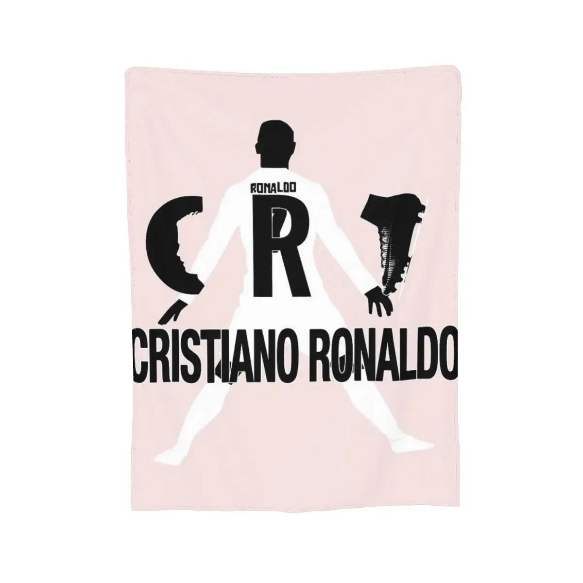 

CR7 Ковдра Кріштіану М яка тепла фланелева ковдра Покривало для ліжка Вітальня Пікнік Подорож Домашній диван 80x60in