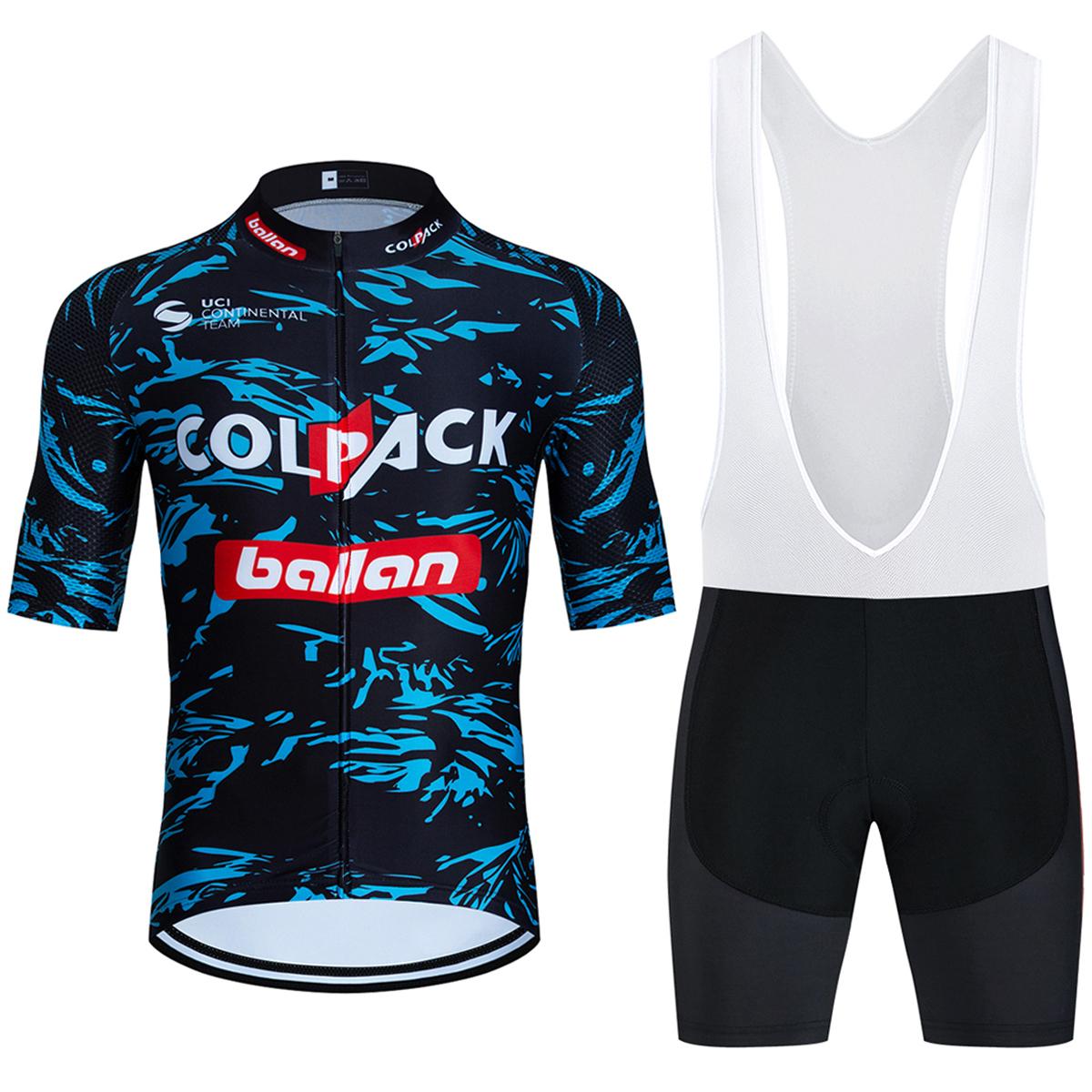

2026 Colpack Team Cycling Jersey Bike Shorts Set Men Women Quick Dry Ropa Ciclismo Maillot Bicycle Clothing Summer Breathable Cycling Suit Set XS