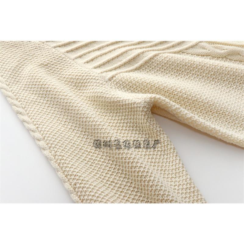 Women S Long Sleeve Crew Neck Knit Sweater Solid Color Casual Fall Winter