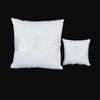 Satin Pocket Ring Pillow Double Heart Crystal Rhinestone Cushion Wedding Party Anniversary Supplies