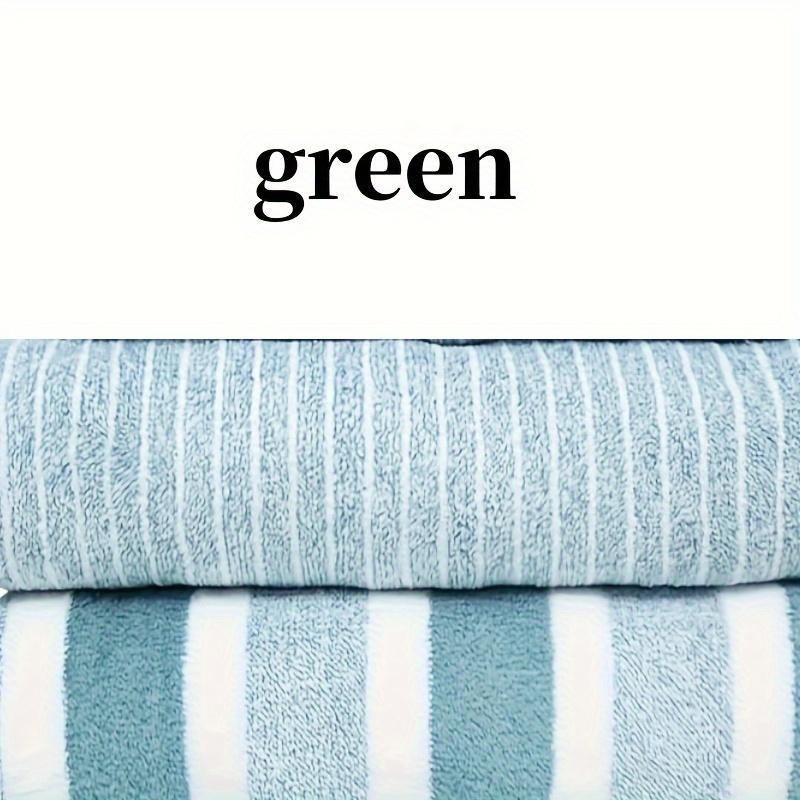 6er-Set gestreifte Handtücher, Schnell trocknende saugfähige Badezimmerhandtücher, 2 Badetücher 2 Handtücher 2 Waschlappen, Handtücher für Zuhause Badezimmer