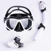 Snorkeling Gear Set with Large Frame Mask & Full Dry Snorkel