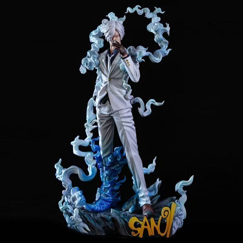 

28cm One Piece Anime Figure Nika Sanji Figures Smoking Sanji Figurine Statue Pvc Collection Model Decoration Doll Playthings Gifts