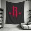 Houston Rockets Logo Art Print Bedding 1 Duvet Cover 2 Pillowcase Without Core Soft And Comfortable Bedding Set Duvet Cover And Pillowcase