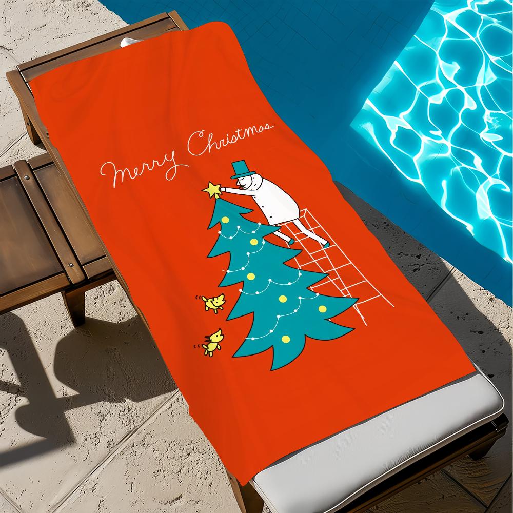 O-ojisan-n Anime niedliches Handtuch Strand Schnelltrocknend Weich Poolhandtücher Geschenk für Reise Fitnessstudio Dusche Camping Sport