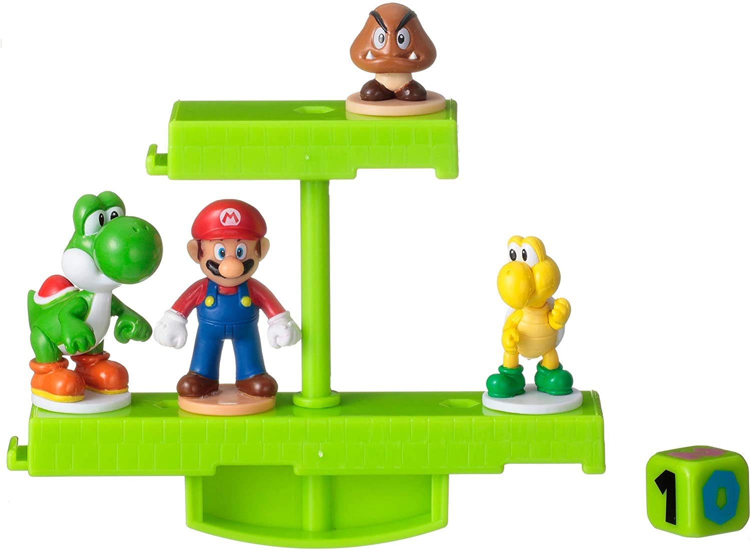 EPOCH Super Mario Balance World Game Jr. Ground Stage, ST Mark Certified, Ages 4 and Up, Toy Game, Players: 1-4