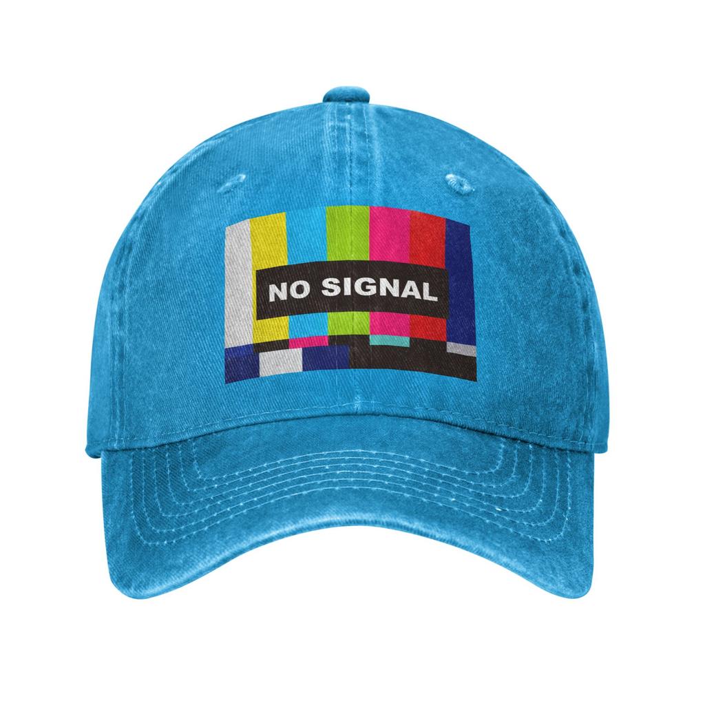 Retro Nostalgia Analog Television No Signal Baseball Cap Unstructured S Distressed Washed Snapback Outdoor Adjustable Fit Hat