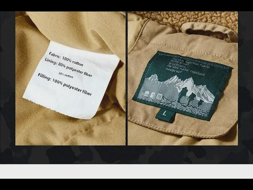 Pánská bunda bomber z prané bavlny - Volný střih, Spuštěné rameno, Silný ležérní pracovní kabát