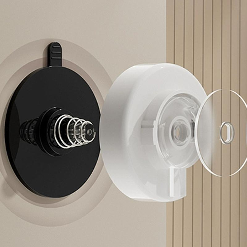 Suction Cup Shower Head Holders Strong Adhesive Wall Mount Adjustable Angle Shower Brackets Quick Fixing for Bathroom