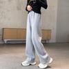 2024 Girls' Sweatpants: Velvet, Wide-Leg, Casual Sportswear for Spring & Autumn