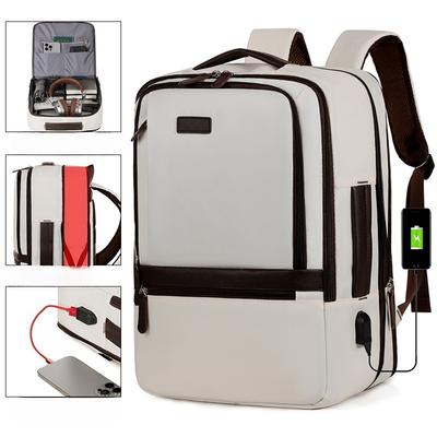 Business Trips Backpack Women and Men 15.6 Inch Laptop Bag with USB Large Capacity Dry-Wet Separation Travel Airplane Backpacks