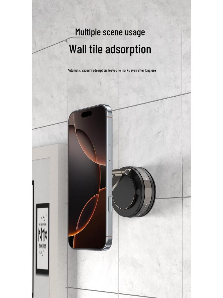 Vacuum Suction Magnetic Rotating Car Phone Holder