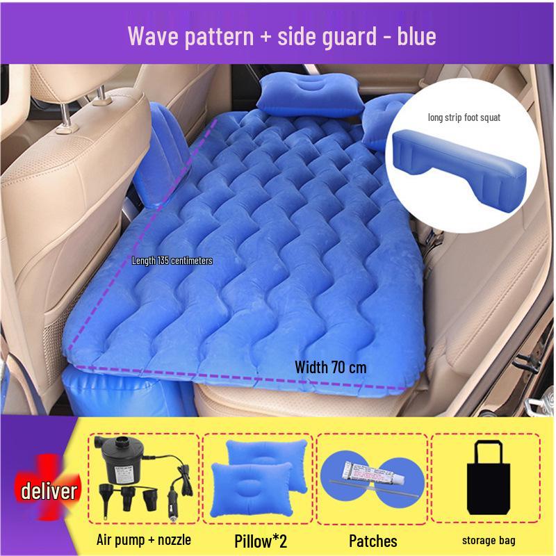 Car Back Seat Inflatable Mattress - Travel Air Cushion Bed