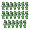 1/5/10/20/50/100Pcs Resist Frog Sticker Waterproof PVC Frog Meme Sticker Cell Phone Laptop Computer Helmet Water Bottle Decorative Animal Decal