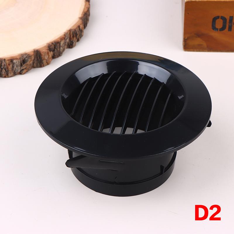 4 Shapes Availables 75/100/125Mm Round Ducting Ventilation Cover Air Vent Extract Valve Grille Air Circulation Vents Cover