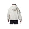 Jordan Solid Logo Printed Hooded Zip-Up Long Sleeve Jacket Kids Jackets White FV2882-120