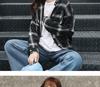 Women's Korean Style Plaid Long Sleeve Shirt, 2023 Chic Loose Fit, Versatile Student Fashion, Hong Kong Spring/Autumn Top.