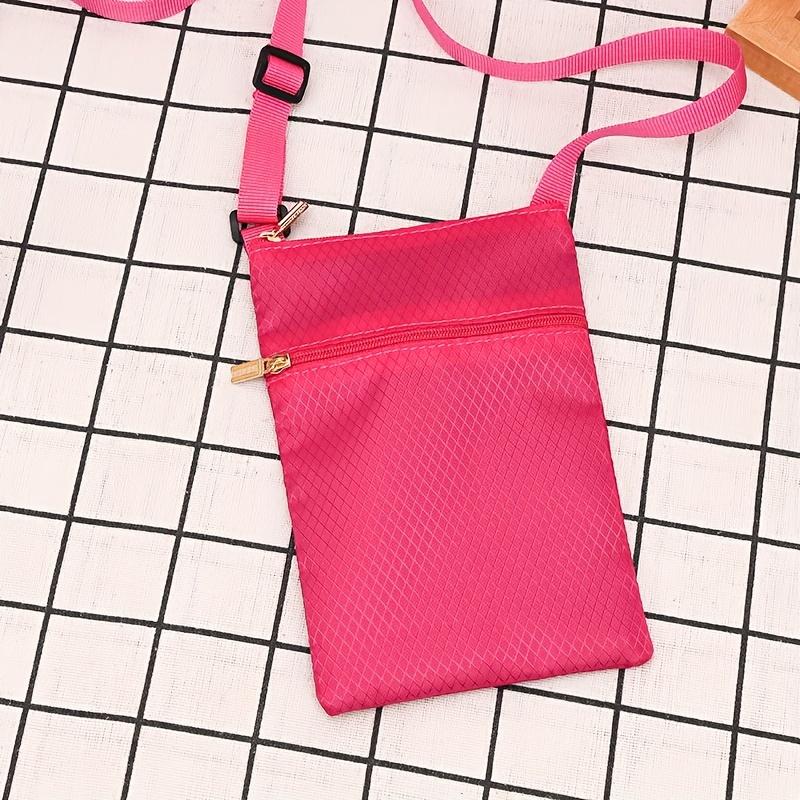 

Women S Shoulder Bag, Crossbody Bag, Mini Bag, Small Phone Pouch, Coin Purse, Compact Bag, Pouch for ID, Passport, Casual Women S Bag рожевий червоний колір