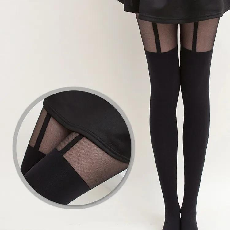Süße Mädchen Oberschenkelhohe Strümpfe Strumpfhose Jk Japanischer Stil Damen Strumpfhose Lolita Kawaii Schleife Patchwork Transparent Schwarz Strumpfhose Damen