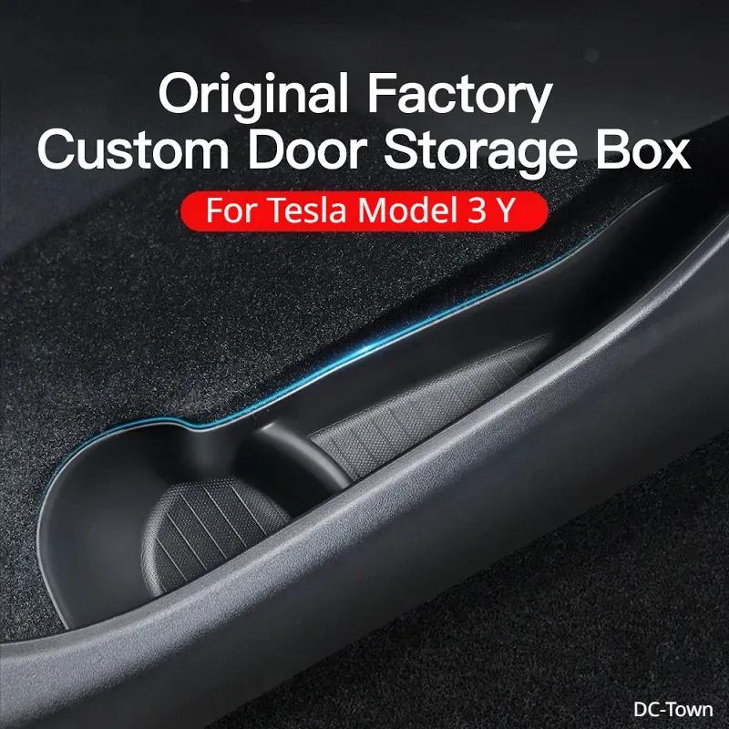 Autotür-Aufbewahrungsbox für Tesla Model 3 Y Seiten türgriff Armlehnenfach Organizer Regenschirm Mülleimer Faltbar Waschbar Aufräumen
