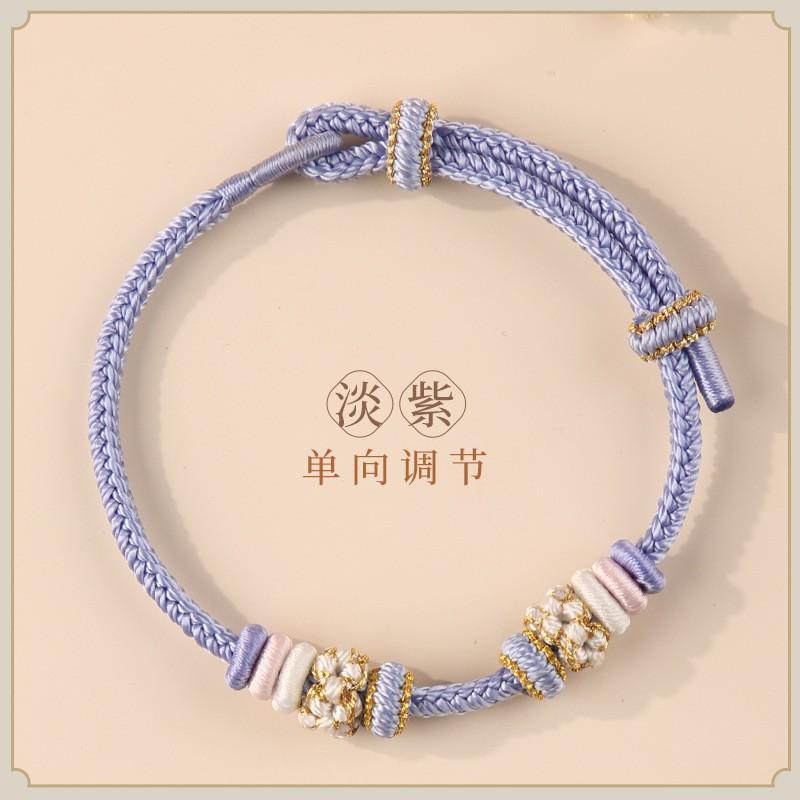 Handmade Adjustable Knot Bracelet Women Men Ethnic Style Red Cord Woven Friendship Jewelry Gift