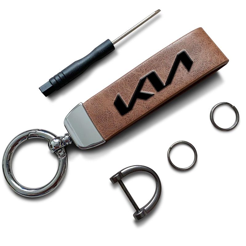 Auto KeyChain Customized Car Badge Key Chains For KIA K5 K9 Sorento Ceed Sportage Carnival Stinger Forte Niro Cadenza Soul EV6 vkcy70