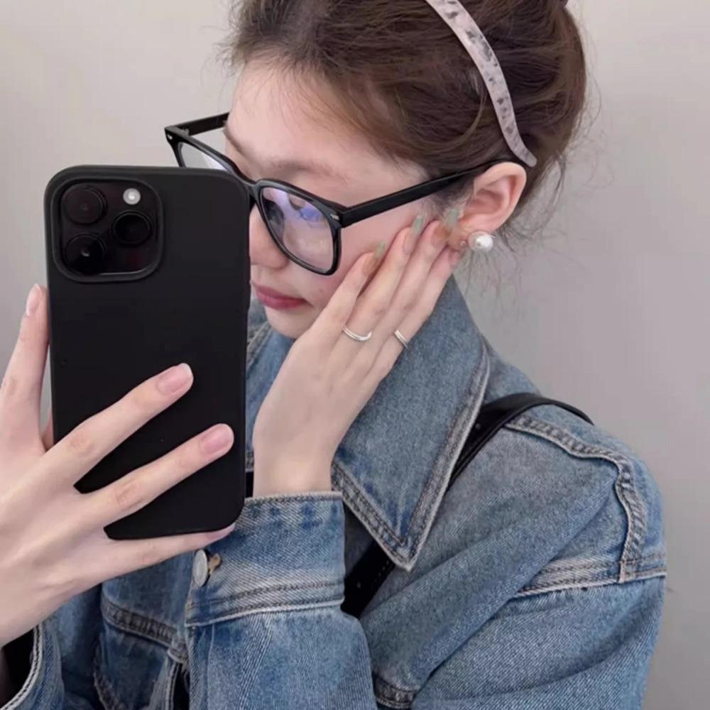 Ladies Non-Clamping Ear Bone Hair Accessories Acetic Acid Headband Headband High-End Hairband Girls 2025 New Summer Elegant He