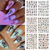 Nails Art Decoration Slider Chinese Nail Stickers 3D Black Gothic Style Dragon Snake