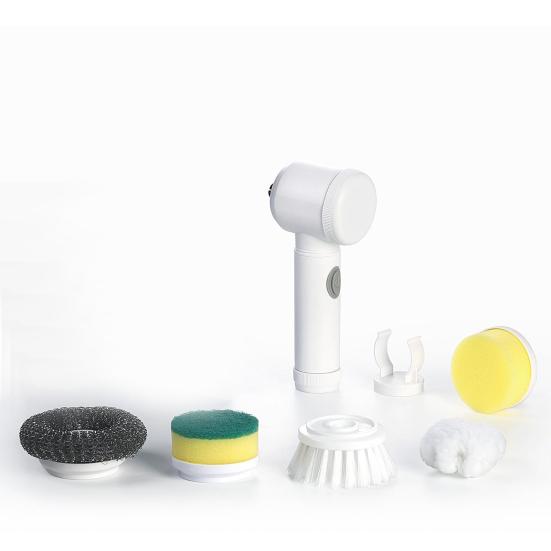 Electric Spin Brush Cordless High Torque Handheld Rotary Brush Tub Shower