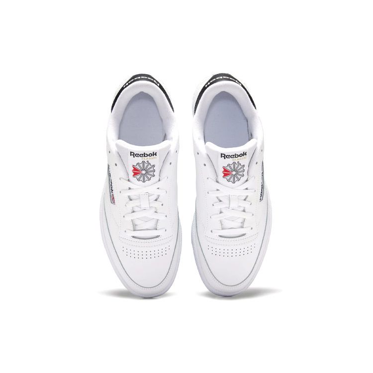Reebok Club C 85 Balance Durable Non-Slip Low-Top Casual Sneakers Men Sneakers White Black Red GX7556