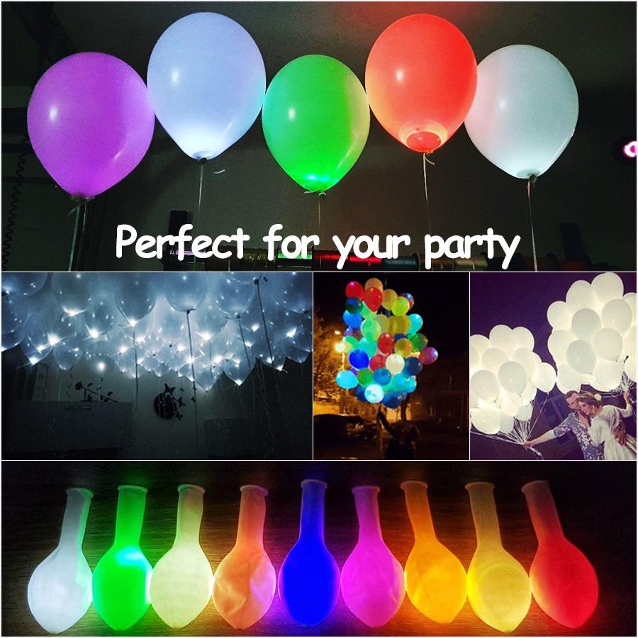 20/50/100pcs LED Balloon Light Tiny Led Light Mini Round Led Ball Luminous Lamp for Bar Lantern Christmas Wedding Party Decoration