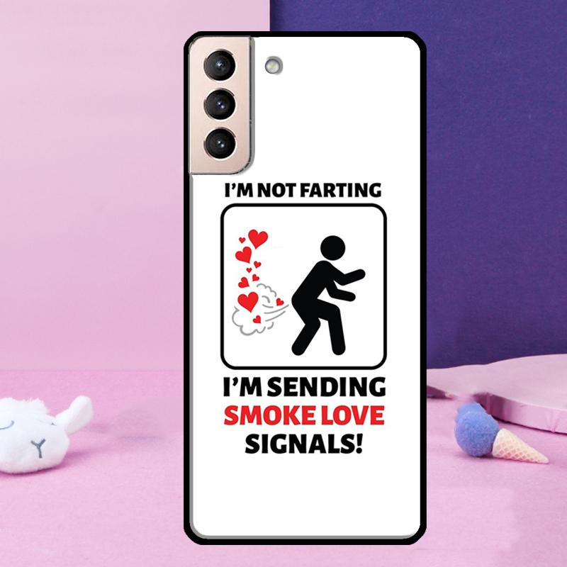 

No Farting Sign Funny Farts Phone Case For Samsung Galaxy S25 Ultra S24 Ultra S9 S10 S20 S21 S22 Plus S23 S24 FE Cover Galaxy S10