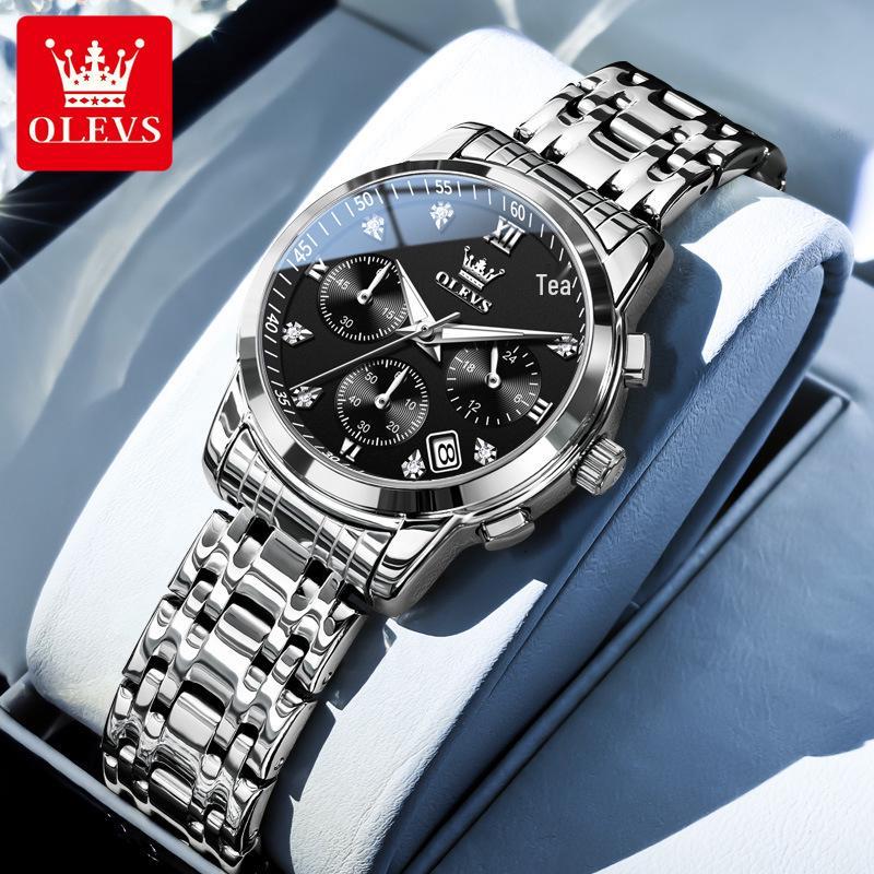 

Oulishi Women s Waterproof Multifunctional Quartz Business Watch