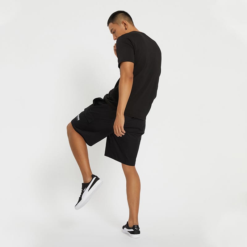 Puma Set In Sleeve T Shirt Men's Black 855977-01