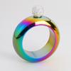 OLOEY Buntes Diamantdeckel Armband Taschenflasche